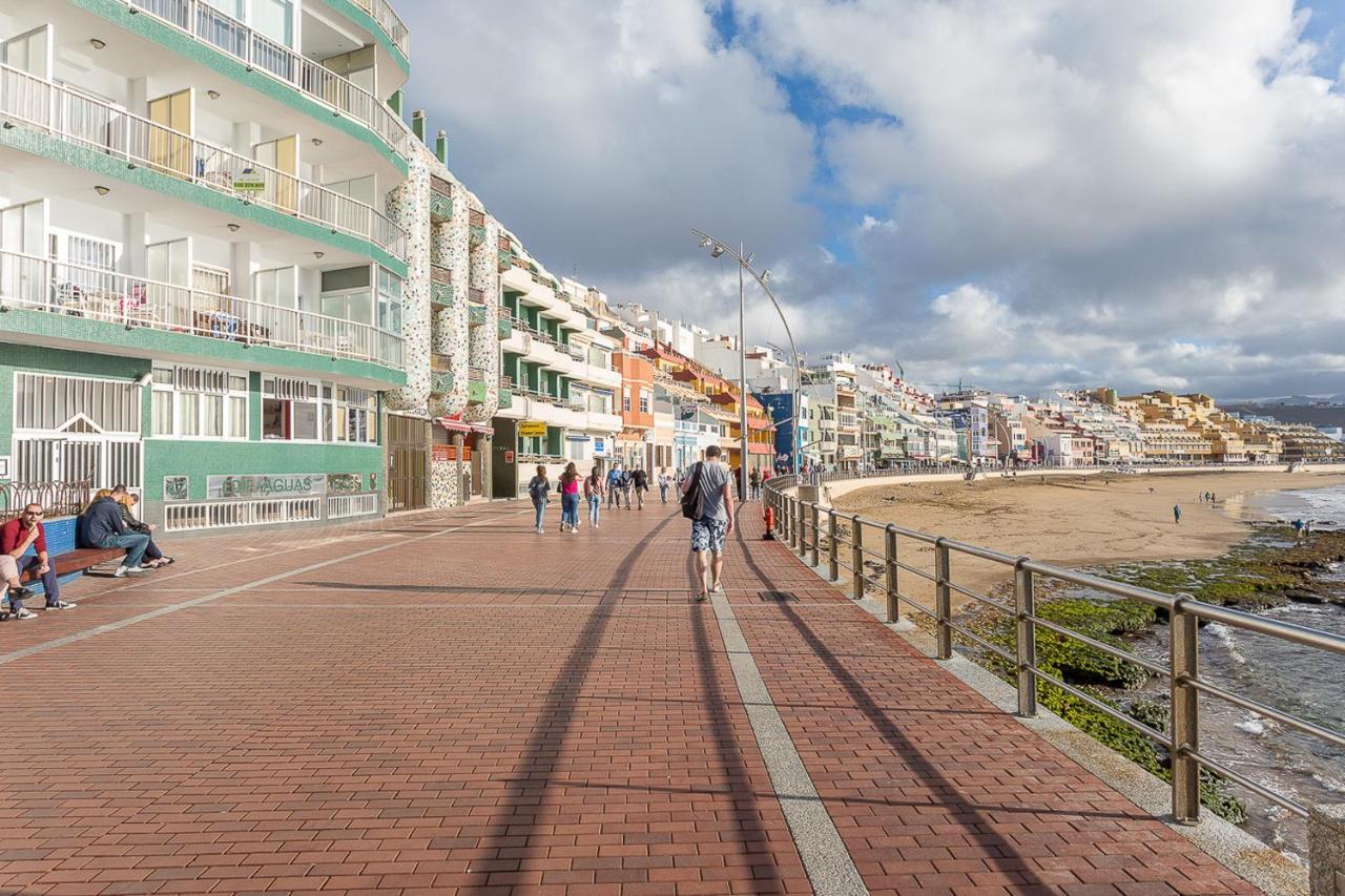 Flatguest Cicer - 3Bdr + Balcony + Beach Las Palmas de Gran Canaria Exteriör bild